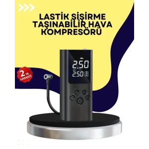 Otomatik Kapanmalı Dijital Lastik Şişirme Pompası