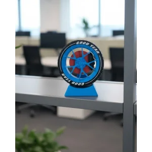 Otomobil Jant Görünümlü Masa Üstü Ofis Süsü