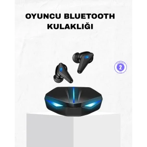 Oyuncu Bluetooth Kulaklık Tam Kablosuz Stereo LED Işıklı