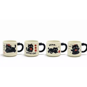 Özel Tasarım 3d Kedi Figürlü Kupa Bardak Alk5032