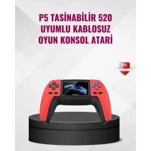 P5 Retro GamePad 520 Oyunlu Taşınabilir Oyun Konsolu