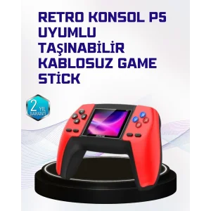 P5 Retro Oyun Konsolu | Ergonomik Tasarım, Taşınabilir
