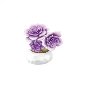 P657061 MOR SUKULENT MODEL 76 PARÇA BLOCK OYUNCAK