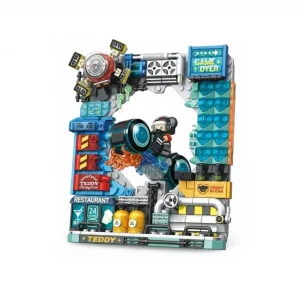 P881505 MOTORCU TEDDY 458 PARÇA BLOCK OYUNCAK