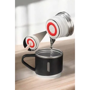 Paslanmaz Çelik 3’lü Termos Seti Vakumlu ve 8 Saat Isı Koruma