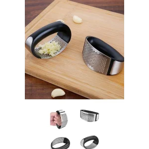 Paslanmaz Çelik Sarımsak Ezici Presi Parçalayıcı Doğrama Aleti