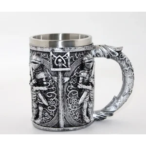 Paslanmaz Çelik Şövalye Kupa Bardak (Büyük Boy)