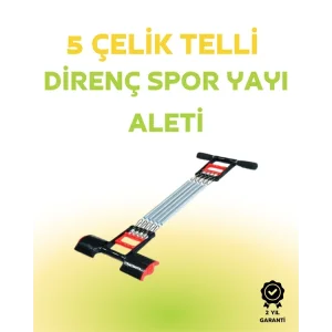 Paslanmaz Çelik Yaylı Çoklu Dirençli Kol ve Gövde Egzersiz Aleti