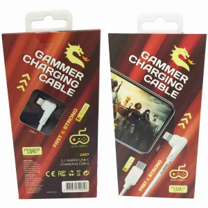 PD18W 3.1A USB-C – Lightning Kablosu Örgülü Gaming Oyuncu Kablosu Powerway GM7