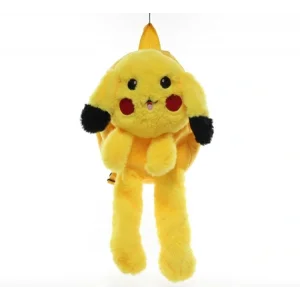 Peluş Işıklı Pikachu Sırt Çantası Alk3009