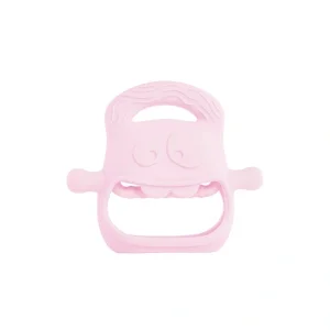 Pembe Bebek Silikon Diş Kaşıyıcı