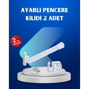 Pencere Güvenlik Kilidi Açılma Sınırlayıcı Aparat 2 Adet