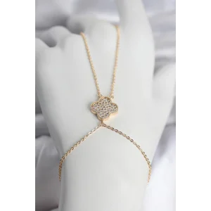 Pirinç Gold Renk Yonca Model Kadın Şahmeran