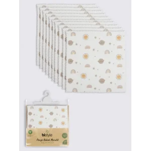 Planet 20x20 10Lu Penye Mendil 90164 Ekru