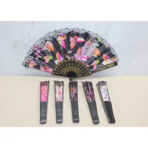 Plastik Renkli Yelpaze