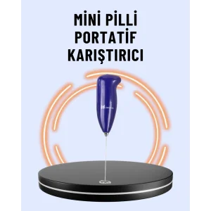 Portatif Kahve Köpürtücü – Latte, Cappuccino, Milkshake ve Puding Yapıcı