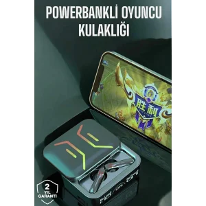 Powerbankli Bluetooth Kulaklık Yüksek Ses Kaliteli Kablosuz