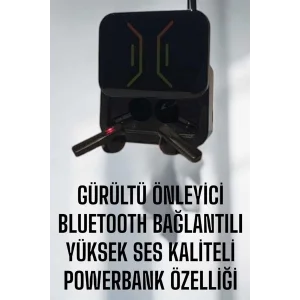 Powerbankli Bluetooth Kulaklık Yüksek Ses Kaliteli Kablosuz