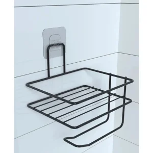 Pratik Yapışkanlı Metal Tuvalet Kağıdı Tutucu