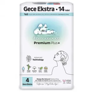 Premium Plus Gece Ekstra Ped 14 Adet