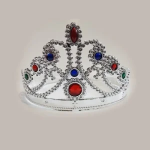 Prenses Parti Tacı Gümüş Renk 1 Adet