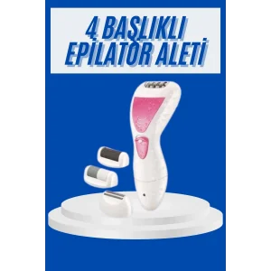 Profesyonel 4in1 Çok Amaçlı Epilasyon Aleti Şarjlı Pratik Taşınabilir