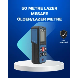 Profesyonel Lazer Metre Hassas Ölçüm ve Dijital Ekran