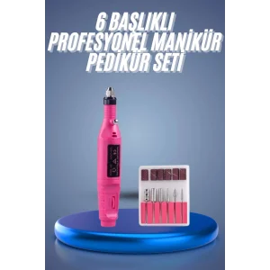 Profesyonel Manikür Pedikür Seti Törpü Makinesi Protez Tırnak Çıkarma