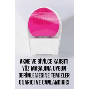 Profesyonel Yüz Temizleme Masaj Aleti Su Geçirmez, Kablosuz Şarj Özellikli Kolay Temizlenebilir