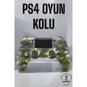 PS4 Oyun Kolu Kamuflaj Desenli Joystick