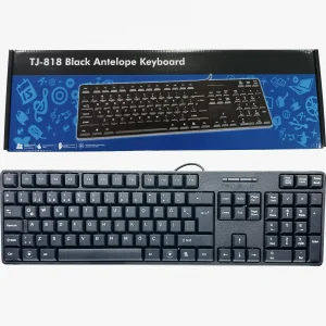 Q Usb Siyah Standart Klavye TJ-818
