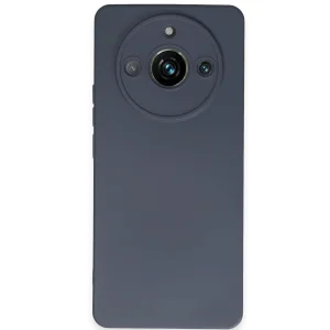Realme 11 Pro Kılıf Nano İçi Kadife Silikon - Gri