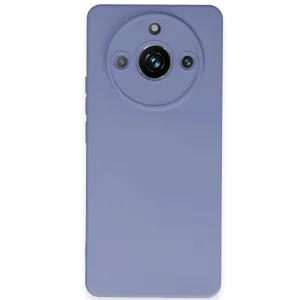 Realme 11 Pro Kılıf Nano İçi Kadife Silikon - Lila