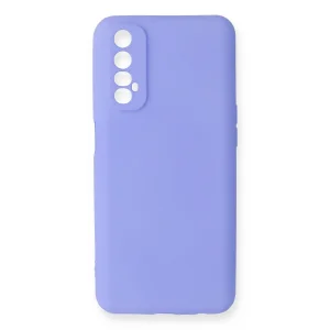 Realme 7 Kılıf First Silikon - Lila
