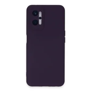 Realme 9i 4g Kılıf Nano İçi Kadife Silikon - Mor