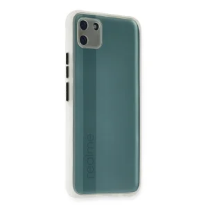 Realme C11 Kılıf Miami Şeffaf Silikon - Şeffaf
