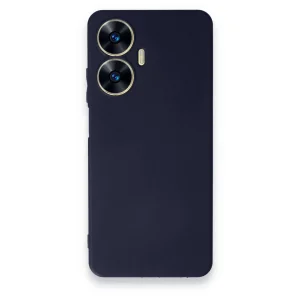Realme C55 Kılıf First Silikon - Lacivert