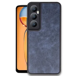 Realme C65 Kılıf Aras Deri Kapak - Lacivert