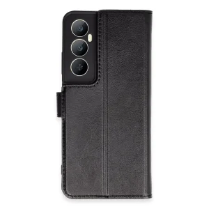 Realme C65 Kılıf Trend S Plus Kapaklı Kılıf - Siyah