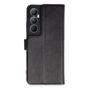 Realme C65 Kılıf Trend S Plus Kapaklı Kılıf - Siyah