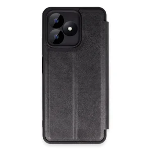 Realme Note 50 4g Kılıf Flip Cover - Siyah