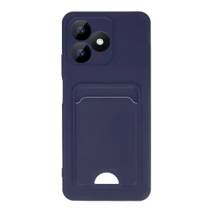 Realme Note 50 4g Kılıf Kelvin Kartvizitli Silikon - Lacivert