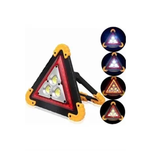 Reflektör Işıklı Ikaz Lambası Şarjlı Çok Fonksiyonlu Işıklı Üçgen Reflektör