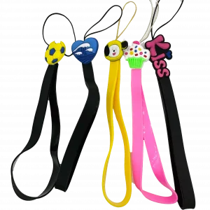 Renkli Figürlü Silikon Anahtarlık Ve Çanta Süsü