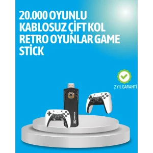 Retro Oyun Konsolu – Yüksek Çözünürlük ve Geniş Oyun Seçenekleri