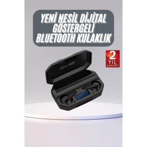 Rgb Işıklı Çift Mikrofonlu Siyah Profesyonel Oyuncu Kulaklığı Kablosuz Kulakiçi