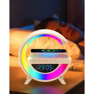 RGB Işıklı Kablosuz Hoparlör Bluetooth USB FM TF Kart Destekli