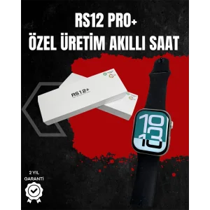 RS12 PRO+ Titanyum Kasa Akıllı Saat – Uyku ve Nabız Takibi, Suya Dayanıklı, Bluetooth Arama
