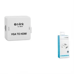 S-LINK SL-VHC10 VGA TO HDMI MİNİ Çevirici Adaptör