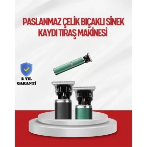 Saç Sakal Ense Paslanmaz Çelik T-Bıçak Vücut Tıraş Makinesi